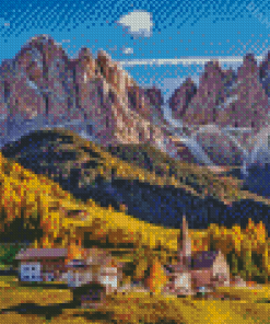 Dolomite Mountains Diamond Painting