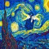 Dr Who Starry Night Diamond Painting