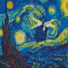 Dr Who Starry Night Diamond Painting