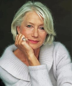 English Actor Helen Mirren Diamond Painting