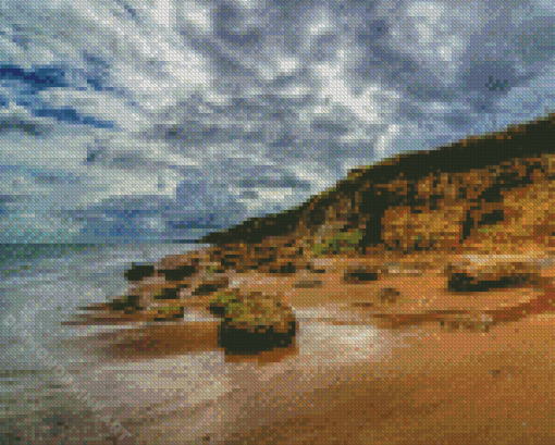 France Normandy Omaha Beach Diamond Painting