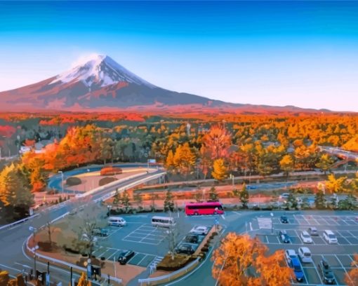 Fuji Mountain From Kawaguchi Diamond Painting