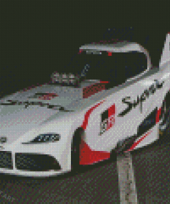 Funny Car GR Supra Diamond Painting