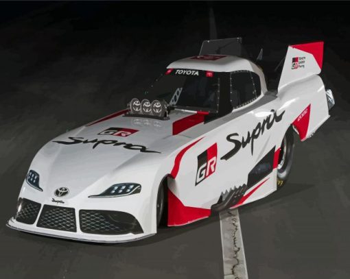 Funny Car GR Supra Diamond Painting