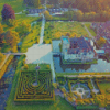 Hever Castle Overhead View Diamond Painting