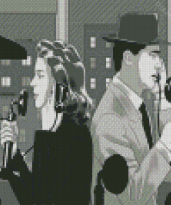 His Girl Friday Illustration Diamond Painting