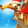 Ice Age Scrat Santa Diamond Painting