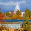 Idaho Falls Temple Usa Diamond Painting