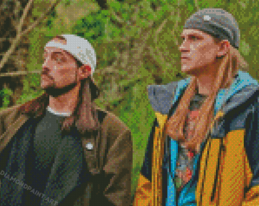 Jay And Bob Strike Back Movie Diamond Painting