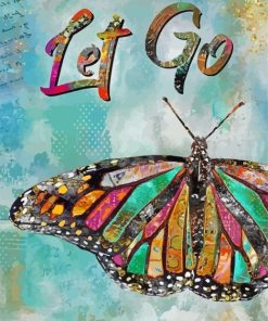 Let Go Butterfly Diamond Painting