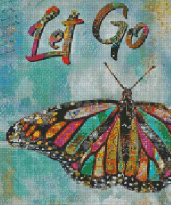 Let Go Butterfly Diamond Painting