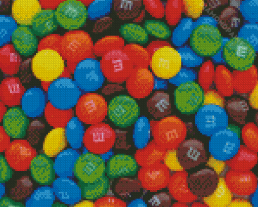 Colorful Chocolate Candies Diamond Painting