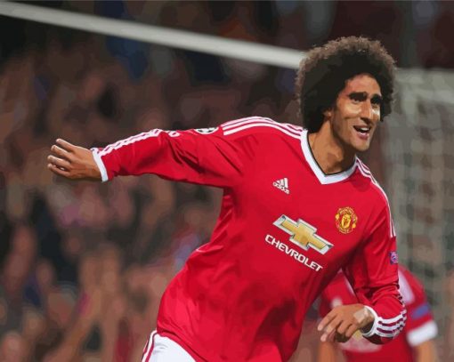 Marouane Fellaini Belgian Football Player Diamond Painting