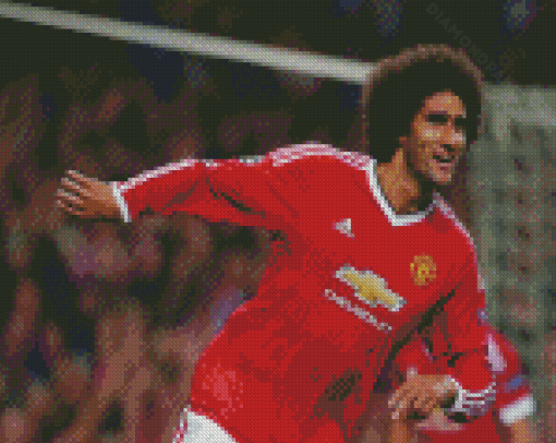 Marouane Fellaini Belgian Football Player Diamond Painting