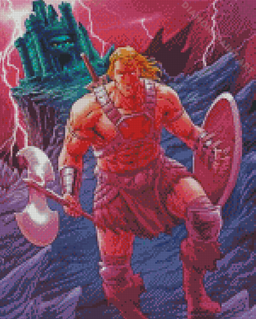 Masters Of The Universe He Man Diamond Painting