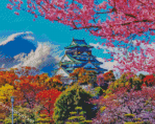 Osaka Castle Diamond Painting