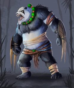 Panda Warrior Diamond Painting