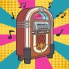 Pop Art Jukebox Diamond Painting