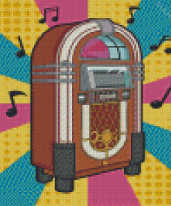 Pop Art Jukebox Diamond Painting