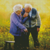 Romantic Old Couple Diamond Painting