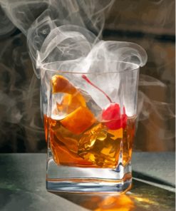 Social Smoked Old Fashioned Diamond Painting