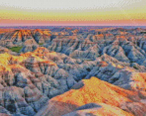 South Dakota Badlands Diamond Painting