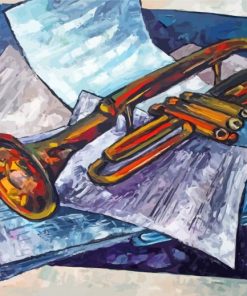 Still Life Trumpet Diamond Painting