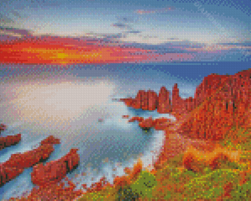 Sunset Australia Phillip Island Diamond Painting