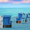 Sylt Beach Chairs At Sunset Diamond Painting