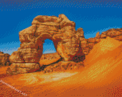 Tadrart Acacus Arch Libya Diamond Painting