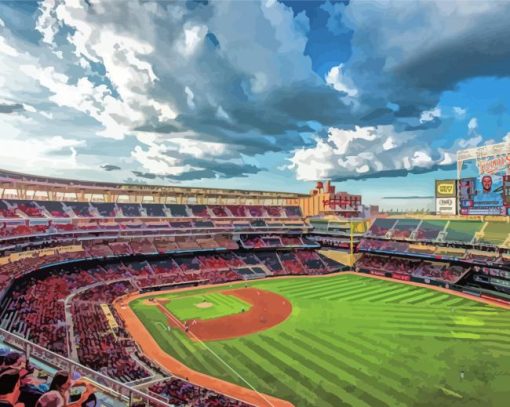 Target Field Diamond Painting