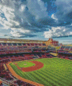 Target Field Diamond Painting