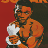 The Boxer Sugar Ray Robinson Diamond Painting