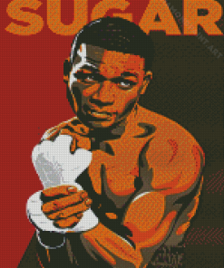 The Boxer Sugar Ray Robinson Diamond Painting