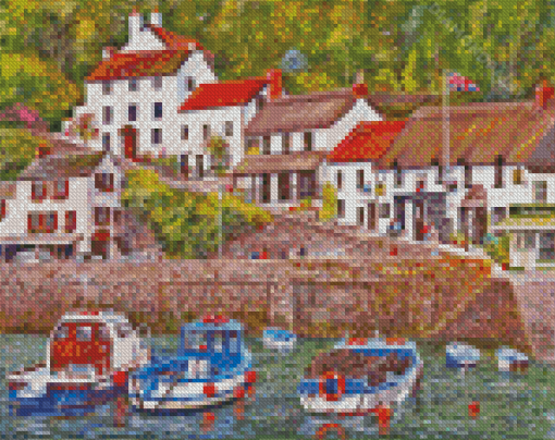 The Lynmouth Harbour Diamond Painting