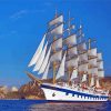 The Square Rigger Ship Diamond Painting