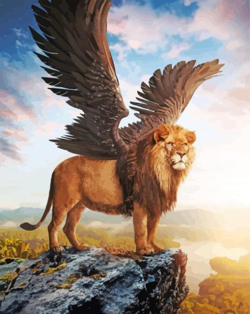 The Winged Lion Diamond Painting