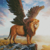 The Winged Lion Diamond Painting