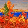 Tom Thomson Autumn Foliage Diamond Painting