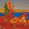 Tom Thomson Autumn Foliage Diamond Painting