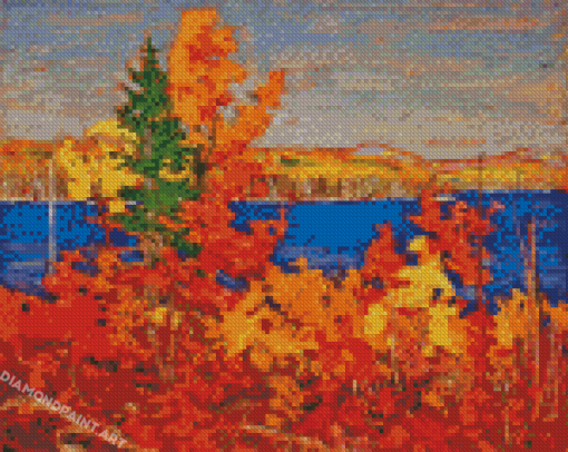 Tom Thomson Autumn Foliage Diamond Painting