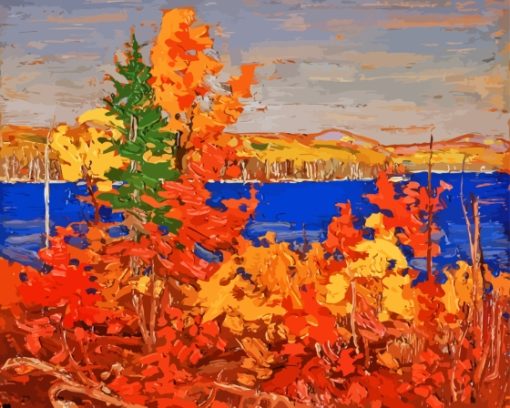 Tom Thomson Autumn Foliage Diamond Painting