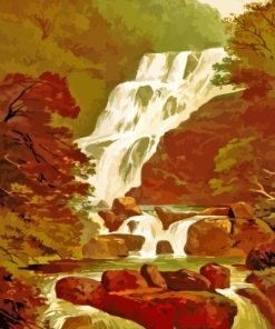 Torc Waterfall Ireland Diamond Painting