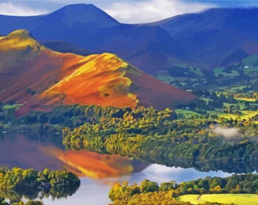 UK Cumbria Landscape Diamond Painting