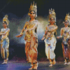 Wat Cambodia Dancer Diamond Painting