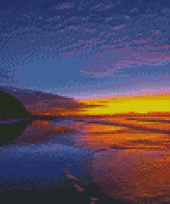 Wategos Beach Sunset Diamond Painting