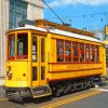 Yellow Streetcar Diamond Painting