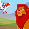 Zazu And Mufasa Diamond Painting