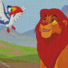 Zazu And Mufasa Diamond Painting