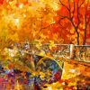 Aesthetic Fall Abstract Diamond Painting